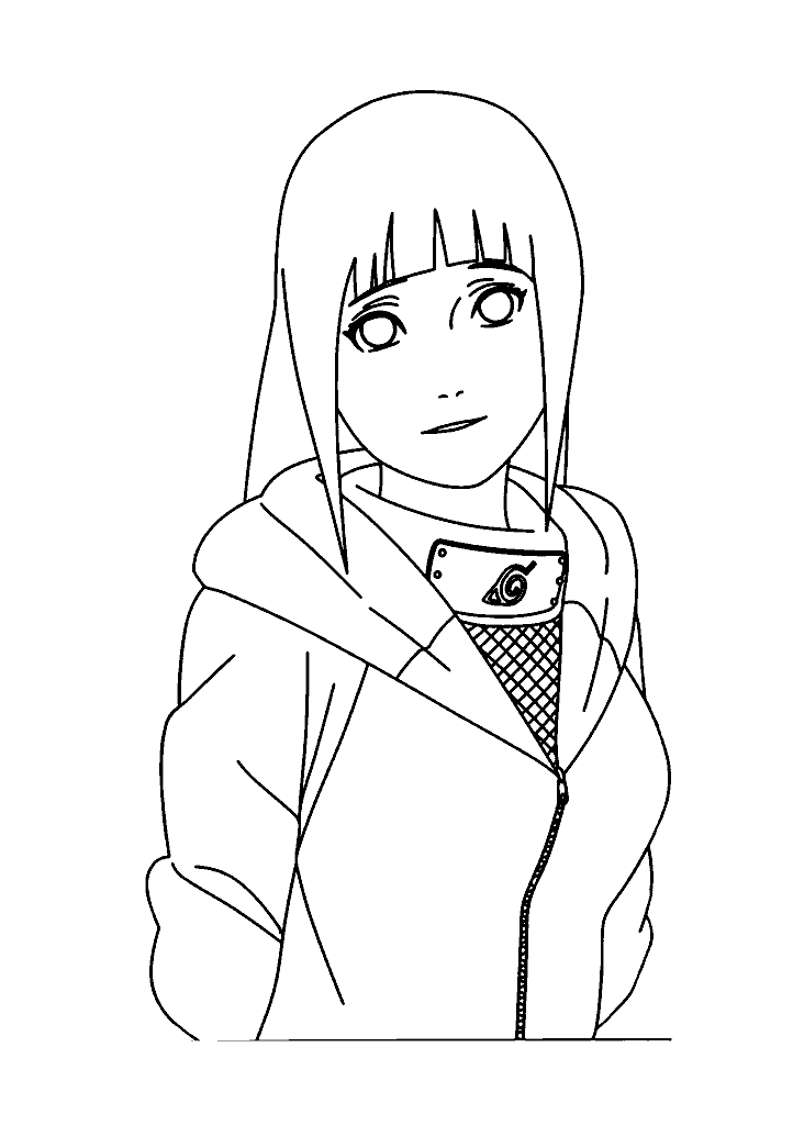 Naruto Para Colorir Hinata Adulta Vem Colorir