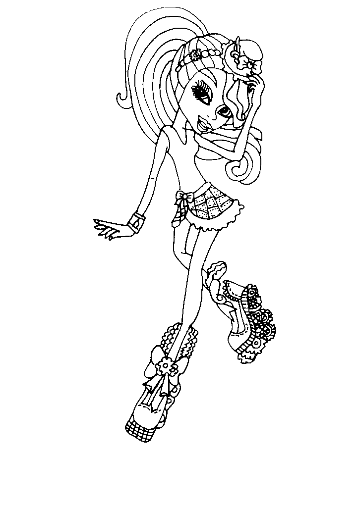 Monster High Para Colorir Vem Colorir