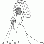 barbie para colorir