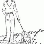 barbie para colorir