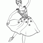 barbie para colorir