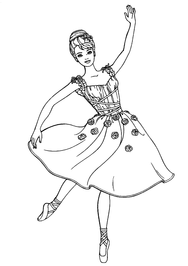 barbie para colorir