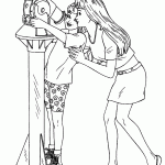 barbie para colorir