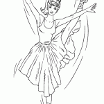 barbie para colorir