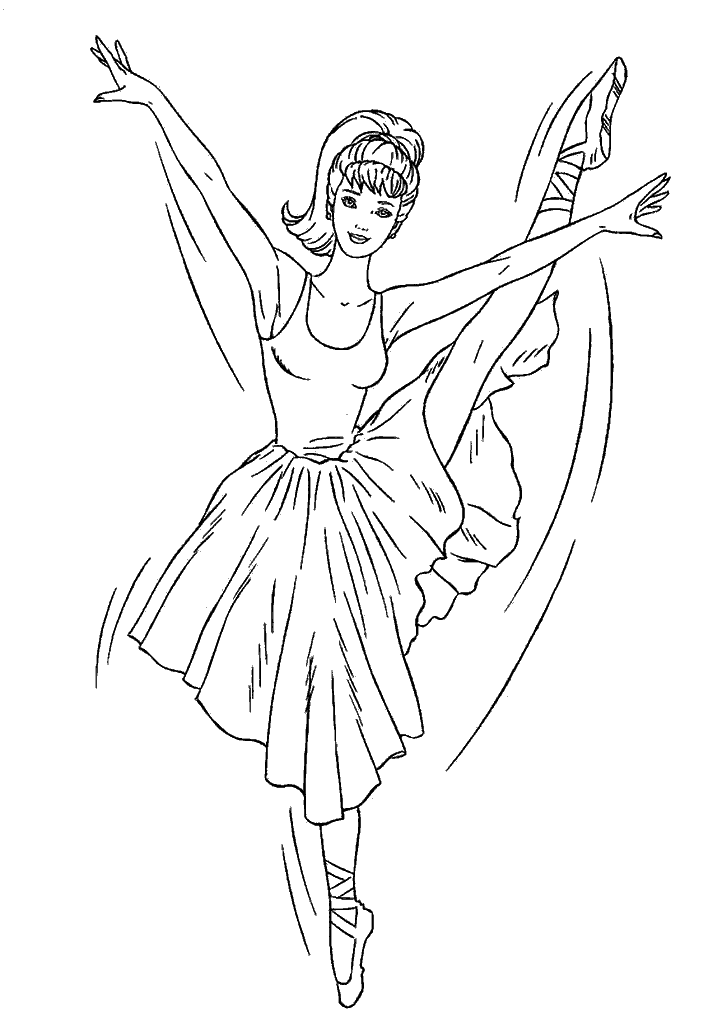 barbie para colorir