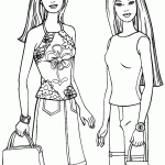 barbie para colorir