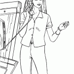 barbie para colorir