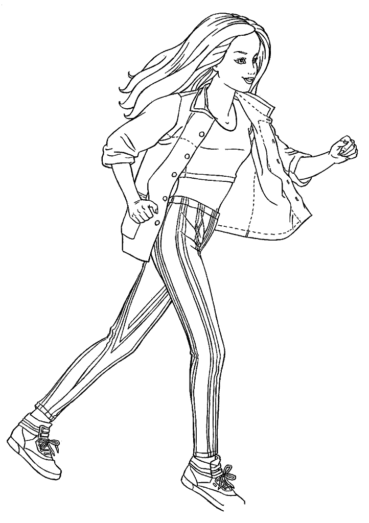 barbie para colorir