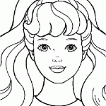 barbie para colorir