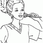 barbie para colorir