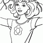 barbie para colorir