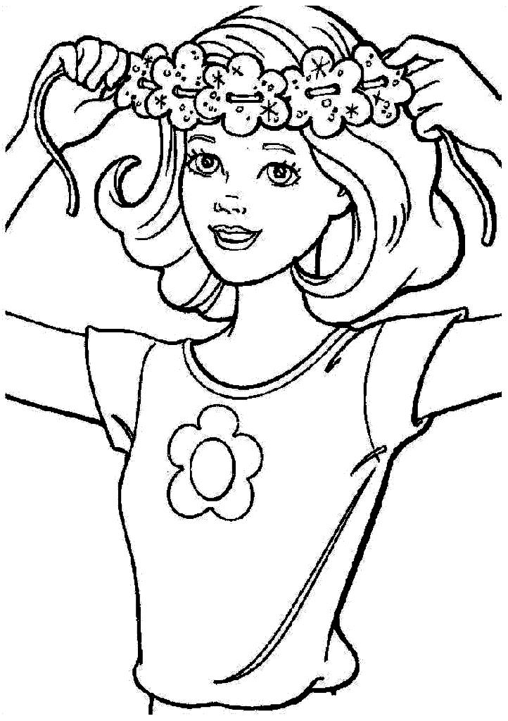 barbie para colorir