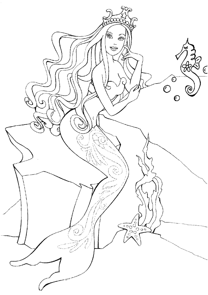 barbie para colorir