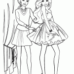 barbie para colorir
