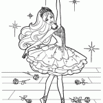 barbie para colorir