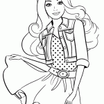 barbie para colorir
