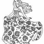 barbie para colorir