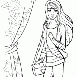 barbie para colorir