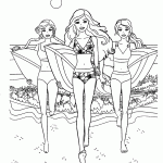 barbie para colorir