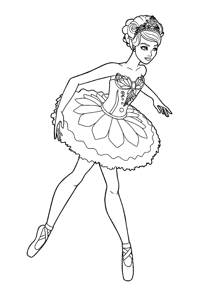 barbie para colorir