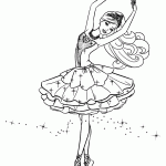 barbie para colorir