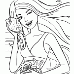 barbie para colorir