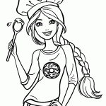 barbie para colorir