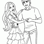 barbie para colorir