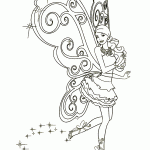 barbie para colorir