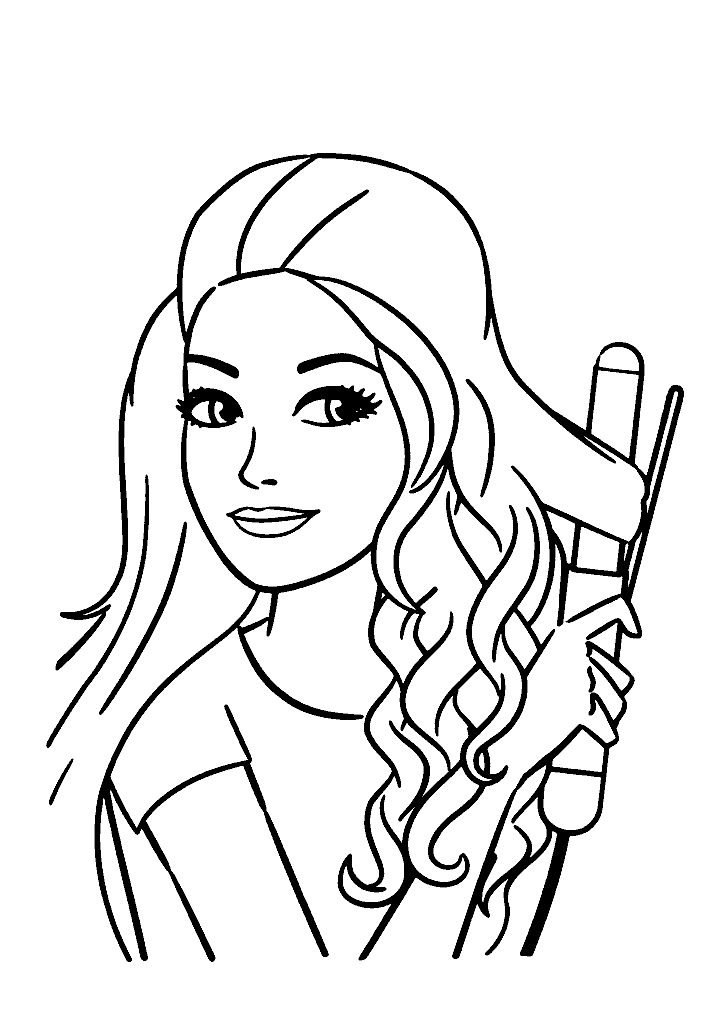 barbie para colorir
