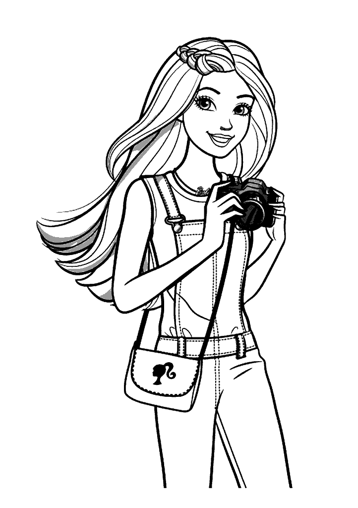 barbie para colorir