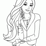 barbie para colorir