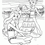 barbie para colorir