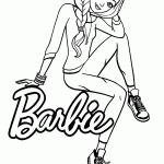 barbie para colorir