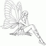 barbie para colorir