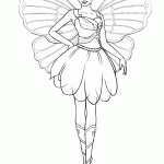 barbie para colorir