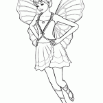 barbie para colorir