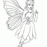 barbie para colorir