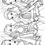 barbie para colorir