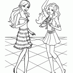 barbie para colorir