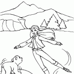 barbie para colorir