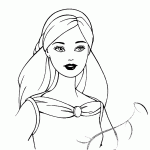 barbie para colorir