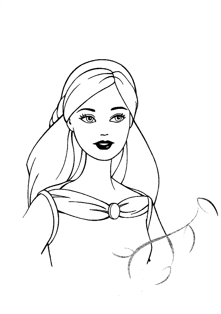 barbie para colorir