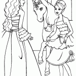 barbie para colorir