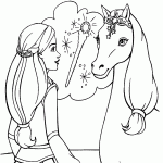 barbie para colorir