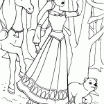 barbie para colorir