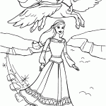 barbie para colorir