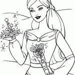 barbie para colorir