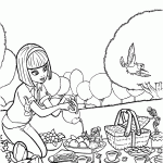 barbie para colorir