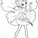 barbie para colorir